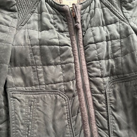 Ladies Aritzia Wilfred Black Quilted Blazer 2 - Picture 4 of 7